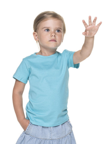 Kinder-T-Shirt Standard Kid 150 hellblau Promostars