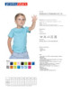 2Koszulka dziecięca standard kid 150 jasno błękitny Promostars