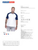 2Herren-Kreuzfahrt-T-Shirt weiß/marineblau Promostars