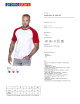 Promostars Herren-T-Shirt CRUISE WHITE/RED mit DTF-DTG-Aufdruck