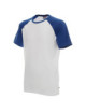 2Herren-Kreuzfahrt-T-Shirt weiß/kornblumenblau Promostars