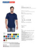 2Schweres Herren-T-Shirt 170 marineblau von Promostars