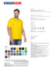2Heavy koszulka męska 170 żółty Promostars