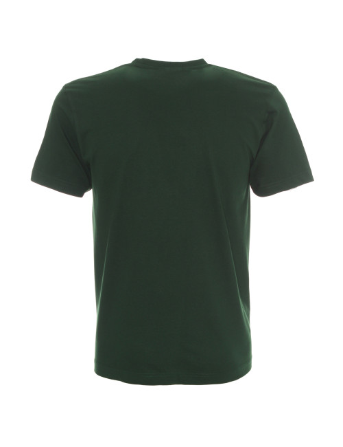 Promostars HEAVY Men`s T-SHIRT 170 BOTTLE GREEN logo embroidery print