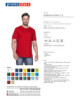 2Heavy men`s t-shirt 170 red Promostars