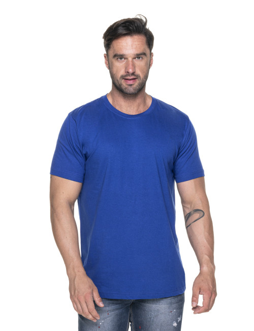 Promostars HEAVY HERREN T-SHIRT 170 COVERNON BLAU Stickerei Siebdruck Logodruck
