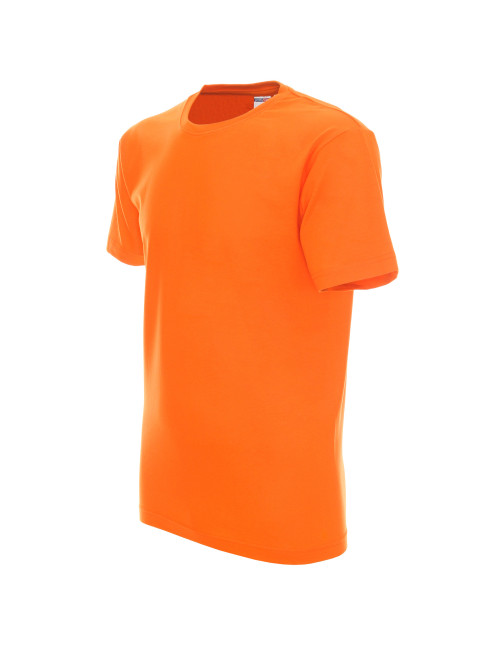 Promostars HEAVY HERREN T-SHIRT 170 ORANGE DTG-Druck-Sticklogo