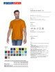 Promostars HEAVY HERREN T-SHIRT 170 ORANGE DTG-Druck-Sticklogo