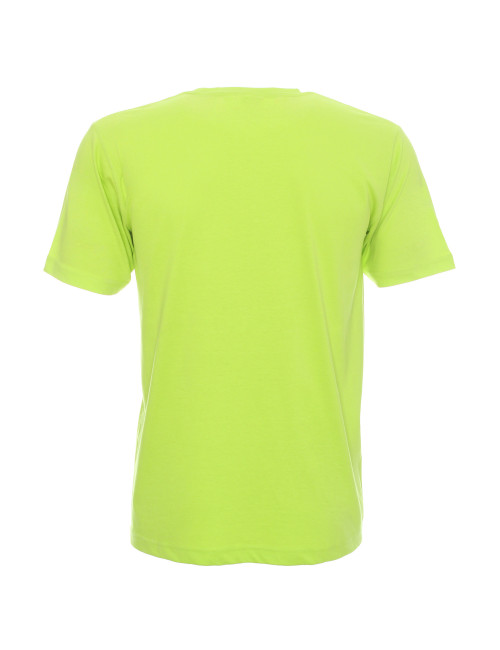 Promostars HEAVY Herren T-SHIRT 170 LIME Stickerei Siebdruckdruck