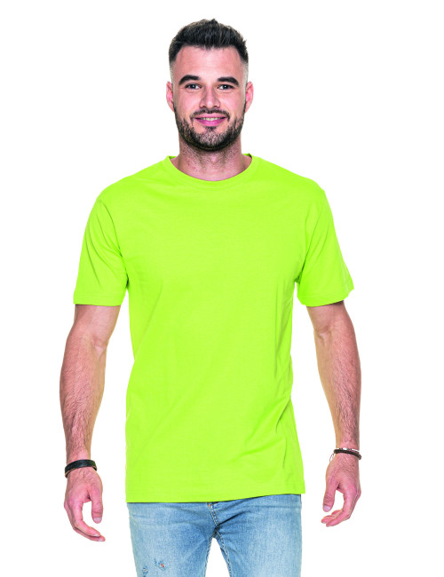 Promostars HEAVY Herren T-SHIRT 170 LIME Stickerei Siebdruckdruck
