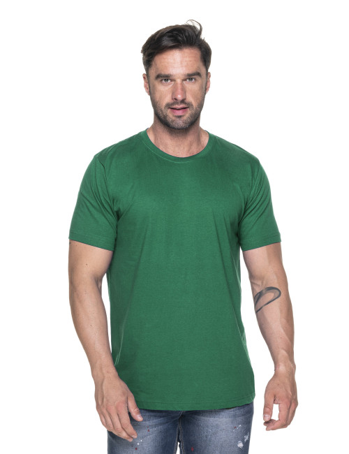 Promostars HEAVY Men`s T-SHIRT 170 GREEN print logo silkscreen embroidery