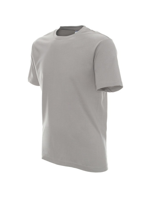Promostars HEAVY Men`s T-SHIRT 170 LIGHT GRAY screen printing logo