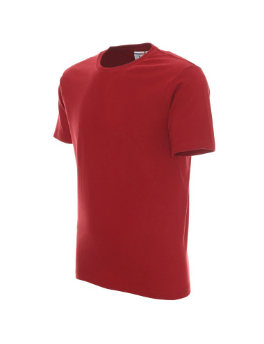 Promostars HEAVY Men`s T-SHIRT 170 BURGUNDY Embroidery Screen Print Logo