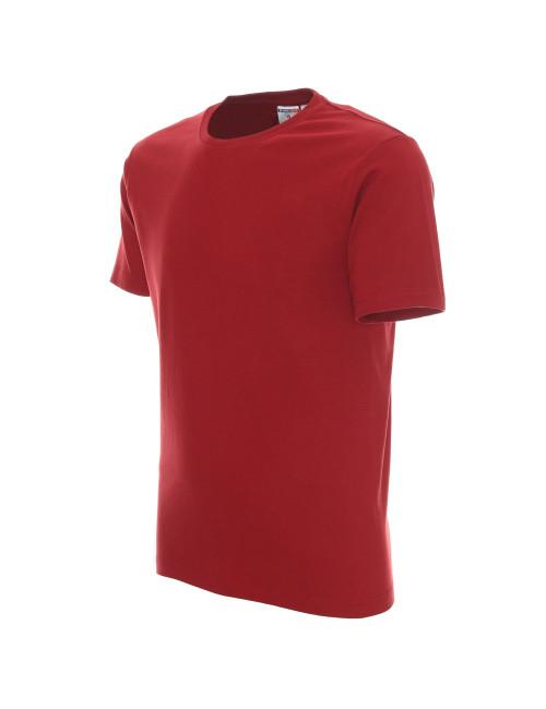 Promostars HEAVY HERREN T-SHIRT 170 BLAU, gesticktes Siebdrucklogo