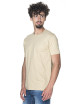 Promostars HEAVY Herren-T-Shirt 170 Beige mit Stickerei und Siebdruck-Logo