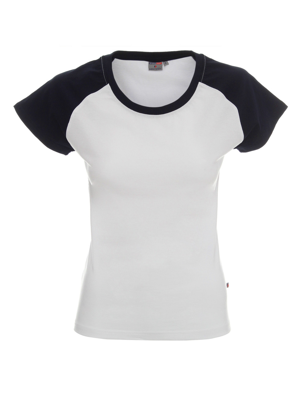 Ladies' cruise koszulka damska biały/granatowy Promostars