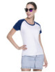 2Damen-Kreuzfahrt-Damen-T-Shirt weiß/marineblau Promostars