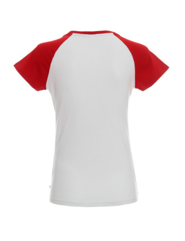 Ladies'cruise koszulka damska biały/czerwony Promostars