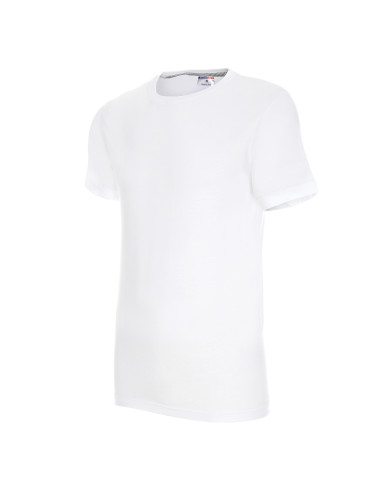 Promostars HEAVY SLIM Men`s T-SHIRT WHITE embroidery screen print logo