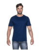 2Schweres, schmales Herren-T-Shirt, marineblau von Promostars