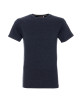Promostars HEAVY SLIM HERREN-T-SHIRT, STAHLBLAU MELANGE-Stickerei