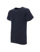 Promostars HEAVY SLIM HERREN-T-SHIRT, STAHLBLAU MELANGE-Stickerei