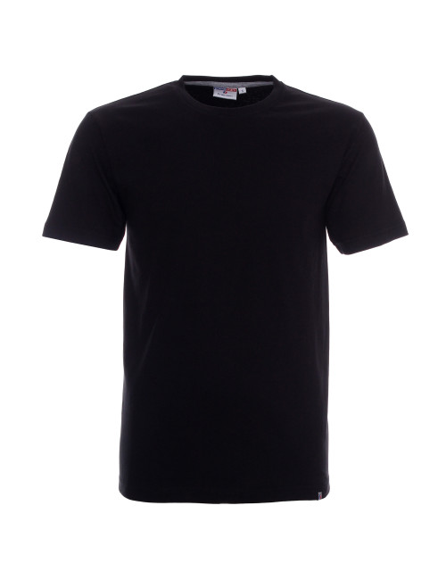 Promostars PREMIUM Men`s T-SHIRT BLACK embroidery logo print silkscreen