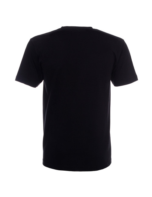 Promostars PREMIUM Men`s T-SHIRT BLACK embroidery logo print silkscreen