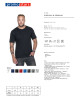 Promostars PREMIUM HERREN-T-SHIRT, SCHWARZE Stickerei, Logodruck, Siebdruck
