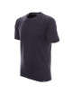 Promostars PREMIUM Men`s T-SHIRT DARK GRAY MELANGE embroidered logo print