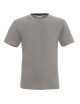 Promostars PREMIUM HERREN T-SHIRT HELLGRAU mit Siebdruck und Logo-Stickerei
