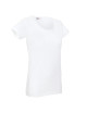 Promostars LADIES` PREMIUM Damen-T-Shirt, weißer Aufdruck, Stickerei, Siebdruck
