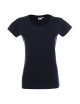 Promostars LADIES` PREMIUM T-SHIRT Women`s NAVY BLUE embroidery logo print