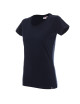 Promostars LADIES` PREMIUM T-SHIRT Women`s NAVY BLUE embroidery logo print