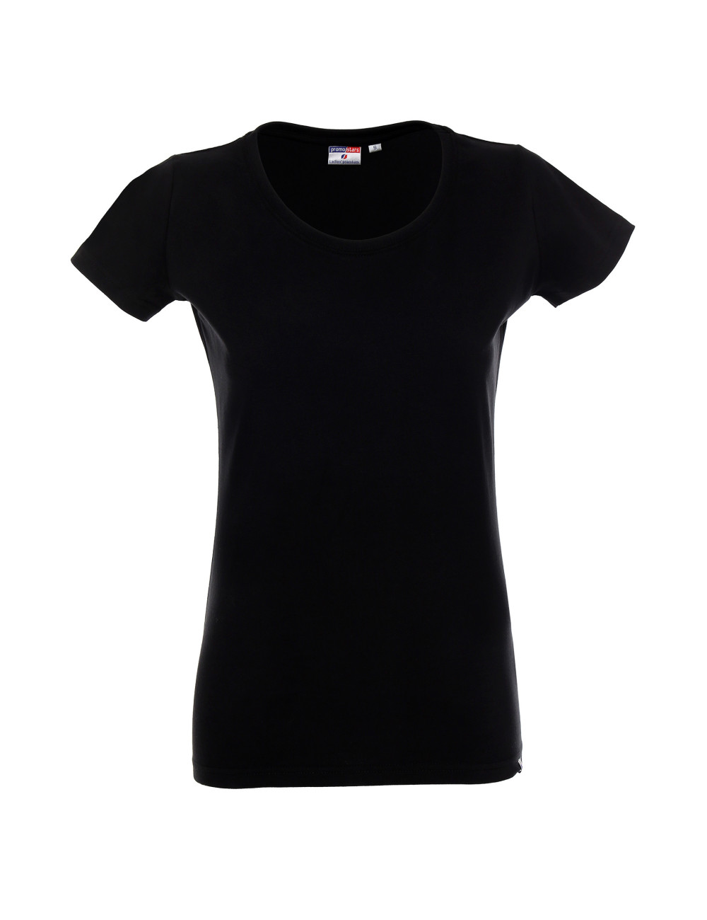 Ladies` premium women`s t-shirt black Promostars