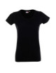 Ladies` premium women`s t-shirt black Promostars