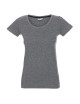 Promostars LADIES` PREMIUM Damen-T-Shirt mit PEPPER-Aufdruck und Logo-Stickerei
