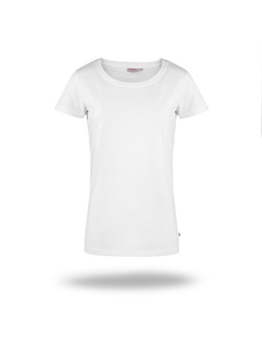 Weißes Premium-Plus-T-Shirt für Damen im Crimson Cut