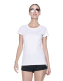 2Women`s t-shirt ladies` premium plus white Crimson Cut