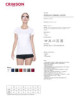 2Women`s t-shirt ladies` premium plus white Crimson Cut