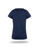 Crimson cut women`s t-shirt LADIES` PREMIUM PLUS NAVY with logo embroidery