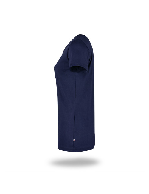 Crimson cut koszulka damska LADIES' PREMIUM PLUS GRANATOWY z haft logo