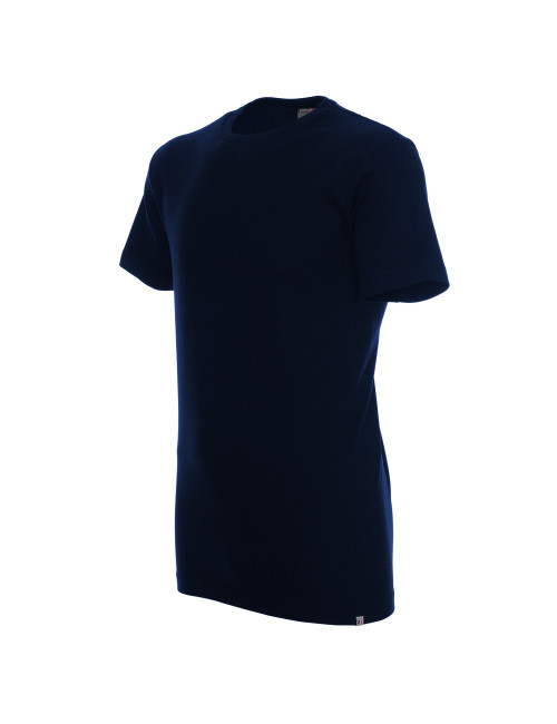 CRIMSON CUT PREMIUM PLUS Men`s T-SHIRT NAVY BLACK screenprint logo