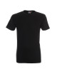 CRIMSON CUT PREMIUM PLUS Men`s T-SHIRT BLACK DTG print logo embroidery