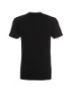 CRIMSON CUT PREMIUM PLUS Men`s T-SHIRT BLACK DTG print logo embroidery