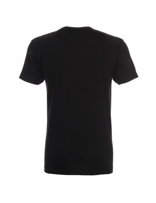 CRIMSON CUT PREMIUM PLUS HERREN-T-SHIRT SCHWARZ DTG-Druck-Sticklogo