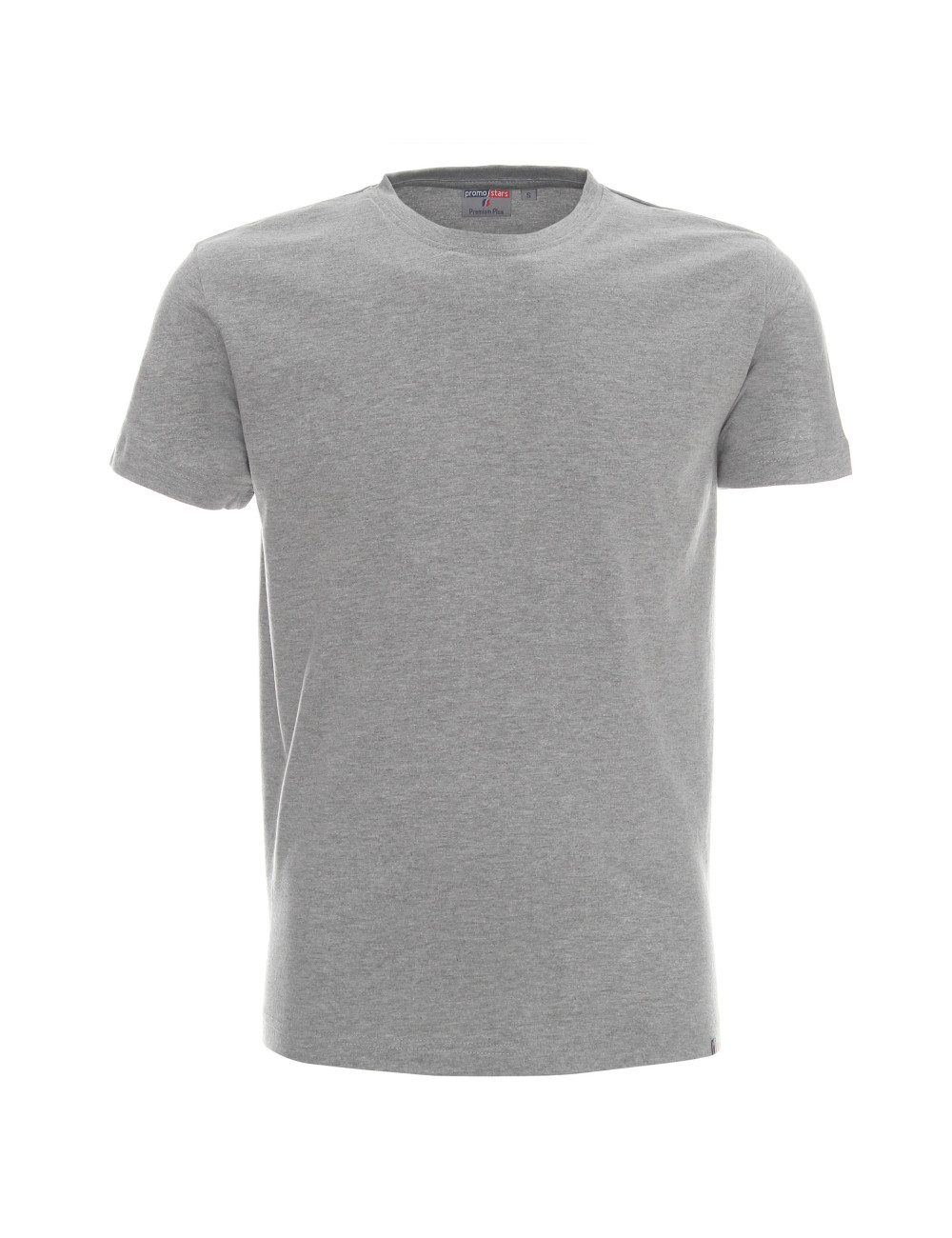 Premium plus men`s t-shirt light gray melange Crimson Cut
