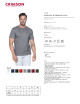 CRIMSON CUT PREMIUM PLUS HERREN T-SHIRT PEPPER Logodruck Siebdruck
