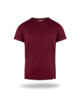 Premium Plus Herren T-Shirt Rotwein Crimson Cut