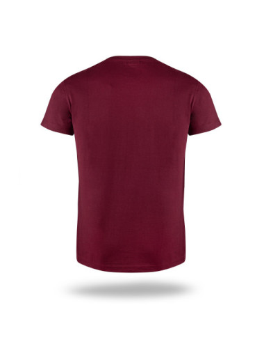 Premium plus koszulka męska czerwone wino Crimson Cut